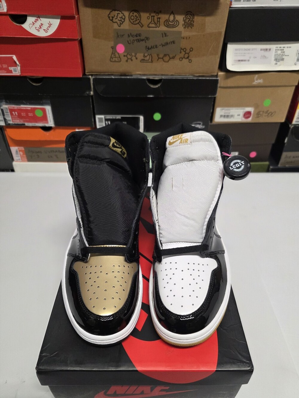 Nike Air Jordan 1 Retro High OG NRG "Gold Top 3" Sz 12